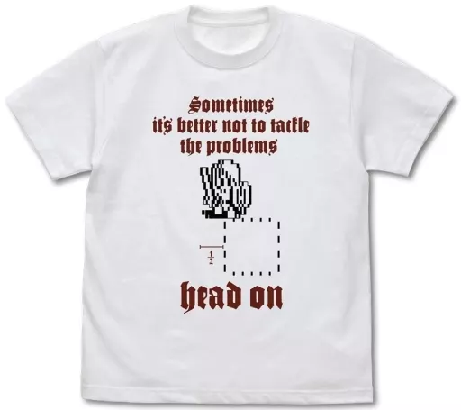 日本ファルコム 半キャラずらし Tシャツ/WHITE-XL - 公式商品画像 | AniSmile