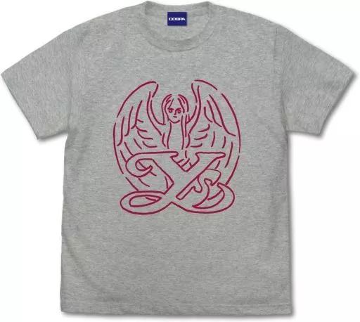 イース 手描きイラスト女神 Tシャツ/MIX GRAY-L - 公式商品画像 | AniSmile