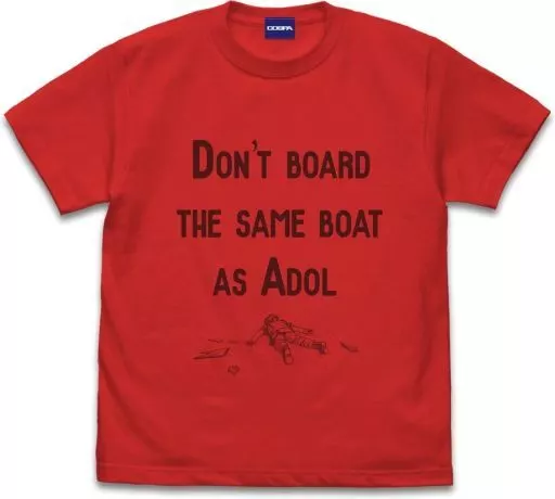 イース アドル遭難 Tシャツ/RED-XL - 公式商品画像 | AniSmile