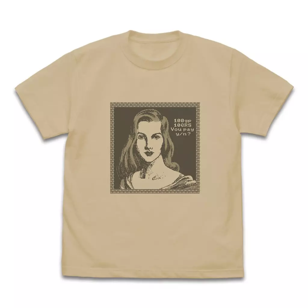 ザナドゥ カリスマ道場 Tシャツ/LIGHT BEIGE-M - 公式商品画像 | AniSmile