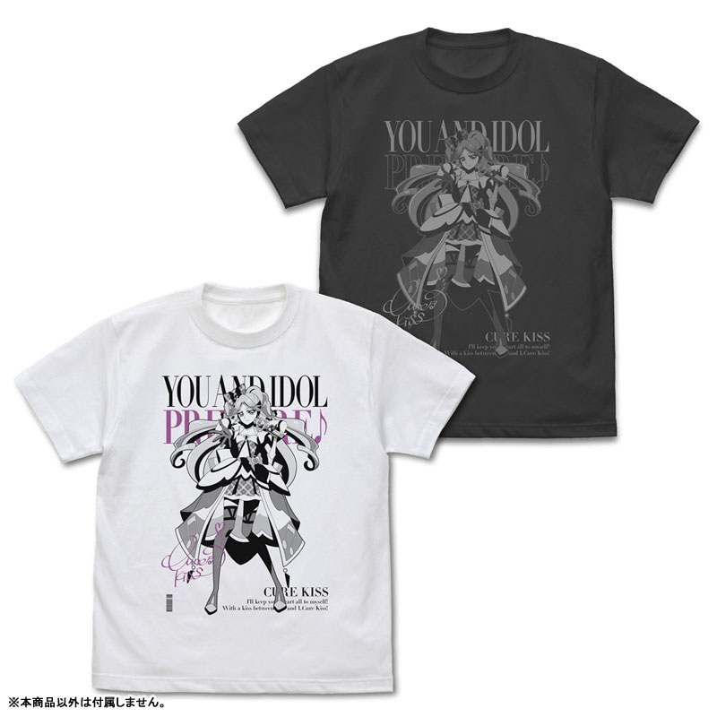 キミとアイドルプリキュア♪ キュアキッス Tシャツ/WHITE-XL 画像 2 | AniSmile