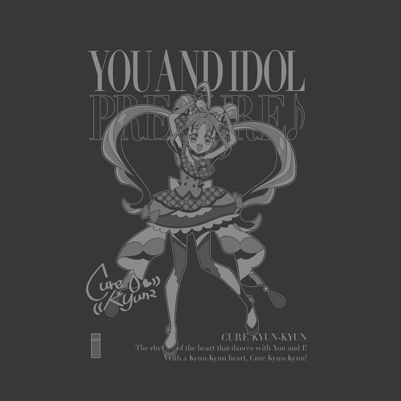 キミとアイドルプリキュア♪ キュアキュンキュン Tシャツ/SUMI-M 画像 3 | AniSmile