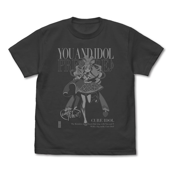 キミとアイドルプリキュア♪ キュアアイドル Tシャツ/SUMI-XL - 公式商品画像 | AniSmile