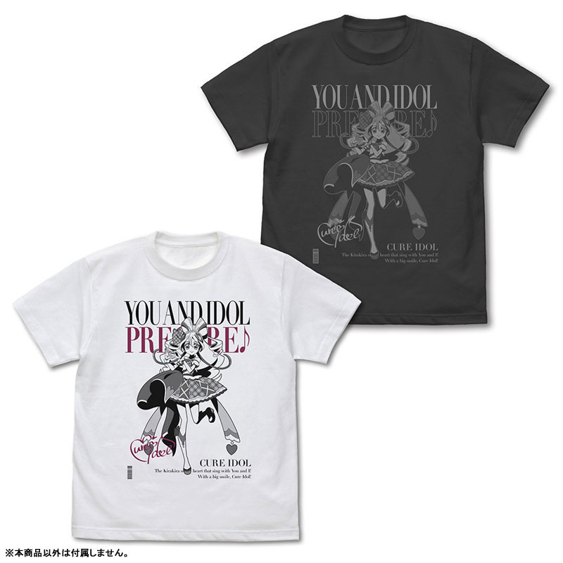 キミとアイドルプリキュア♪ キュアアイドル Tシャツ/WHITE-M 画像 2 | AniSmile