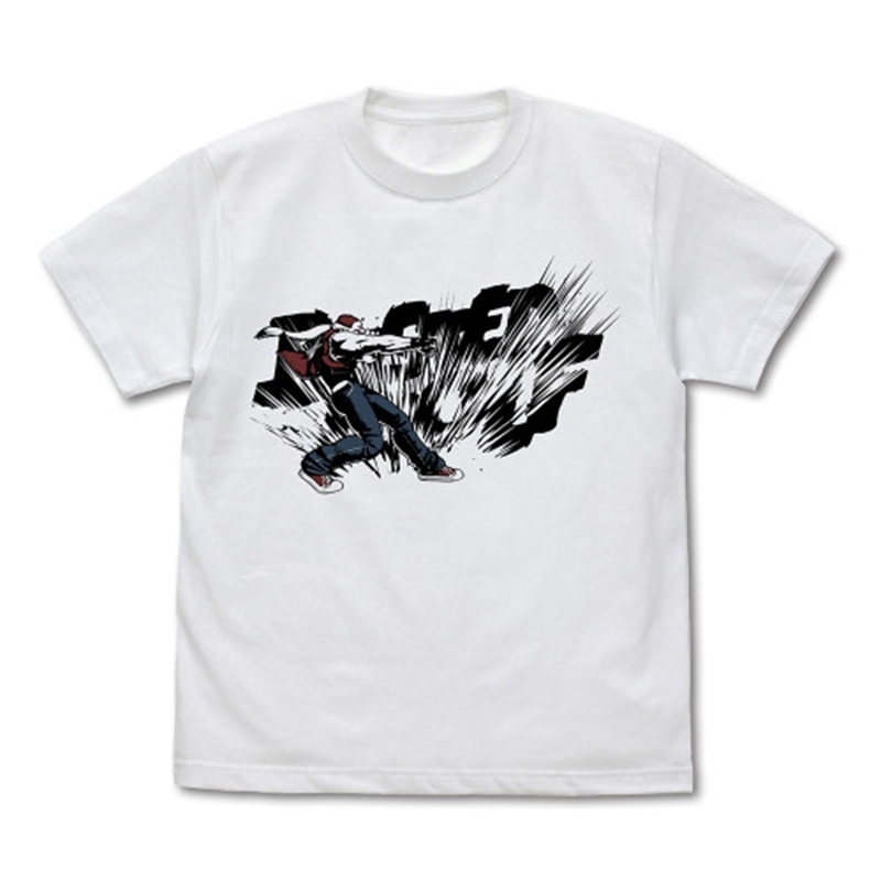 THE KING OF FIGHTERS XV バスターウルフ Tシャツ/WHITE-M - 公式商品画像 | AniSmile