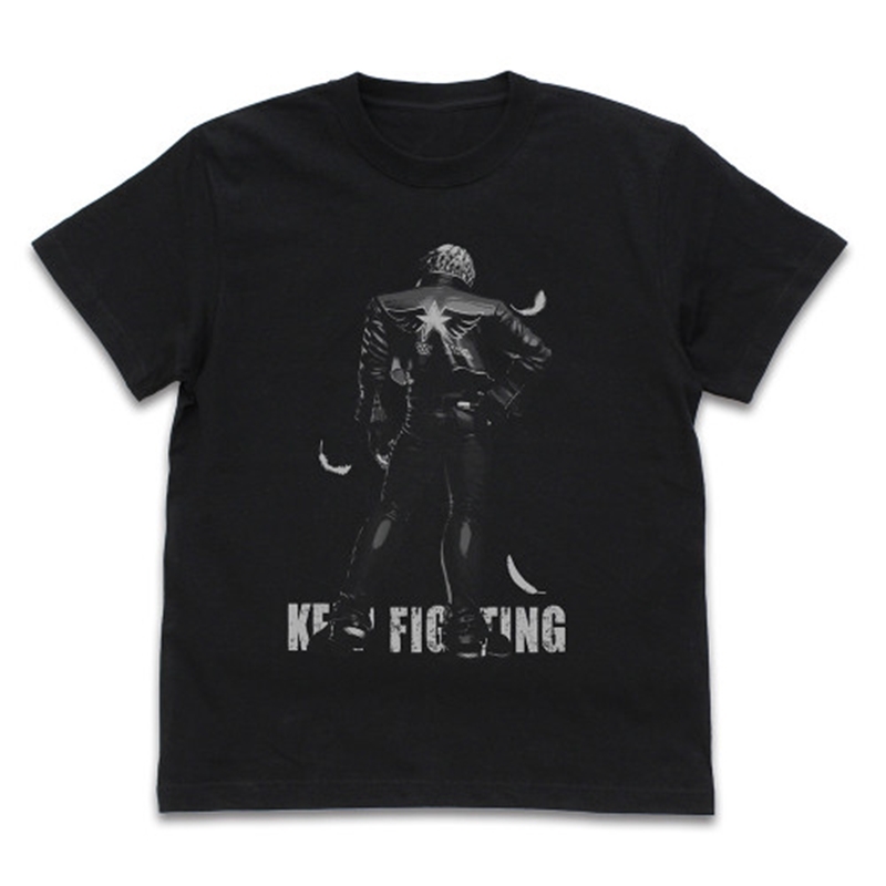 餓狼伝説 City of the Wolves ロックの背中 Tシャツ/BLACK-S - 公式商品画像 | AniSmile