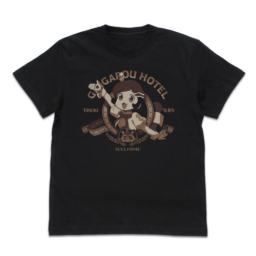 アポカリプスホテル ポン子 Tシャツ/BLACK-XL - 公式商品画像 | AniSmile