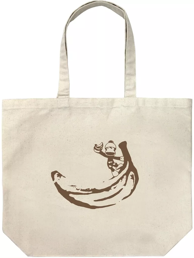 サルゲッチュ ピポサル バナナ ラージトート/NATURAL - 公式商品画像 | AniSmile