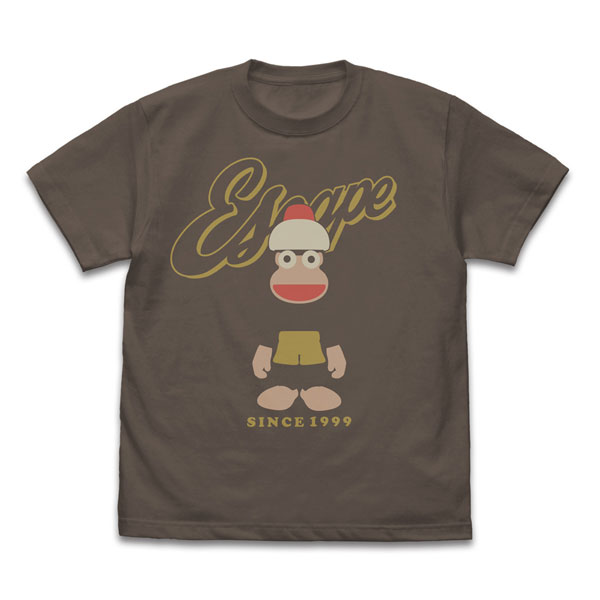 サルゲッチュ ピポサル ESCAPE Tシャツ/CHARCOAL-M - 公式商品画像 | AniSmile