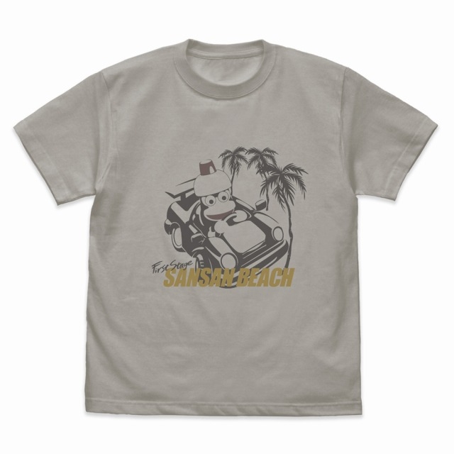 サルゲッチュ ピポサル ドライブ Tシャツ/LIGHT GRAY-L - 公式商品画像 | AniSmile