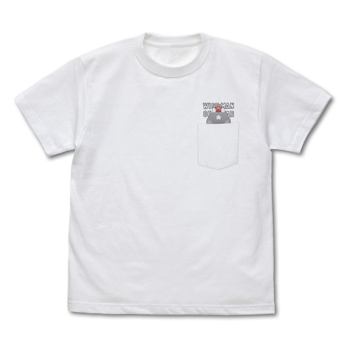 佐々木とピーちゃん ピーちゃん ポケットTシャツ/WHITE-XL - 公式商品画像 | AniSmile