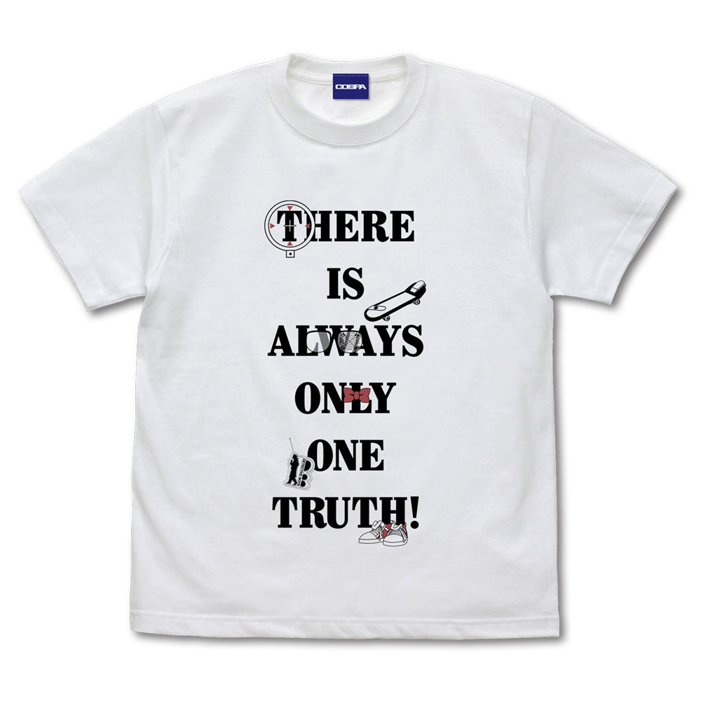 名探偵コナン 真実はいつも一つメッセージ Tシャツ Ver.2.0/WHITE-S - 公式商品画像 | AniSmile