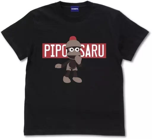 サルゲッチュ ピポサルウインドウ Tシャツ/BLACK-L - 公式商品画像 | AniSmile