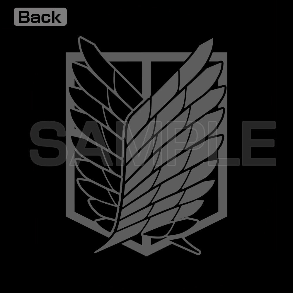 進撃の巨人 調査兵団 薄手ドライパーカー/BLACK-S 画像 3 | AniSmile