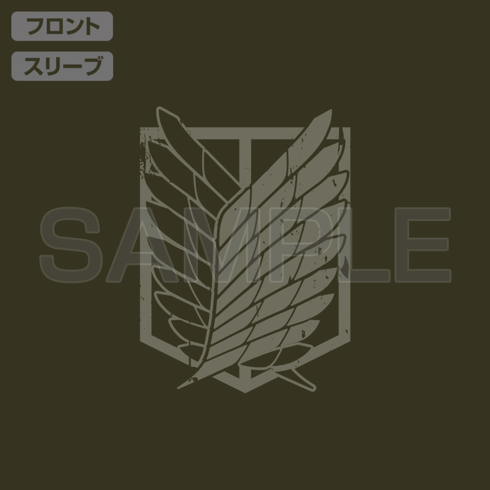 進撃の巨人 調査兵団 ドライTシャツ/OD-S 画像 4 | AniSmile