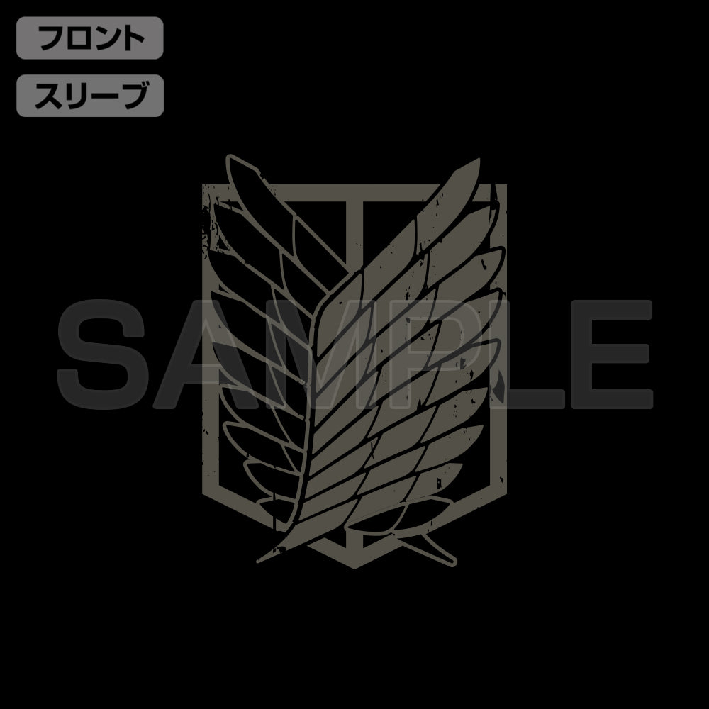 進撃の巨人 調査兵団 ドライTシャツ/BLACK-S 画像 4 | AniSmile