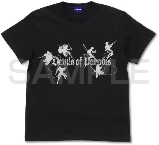 進撃の巨人 パラディ島の悪魔 Tシャツ/BLACK-L - 公式商品画像 | AniSmile