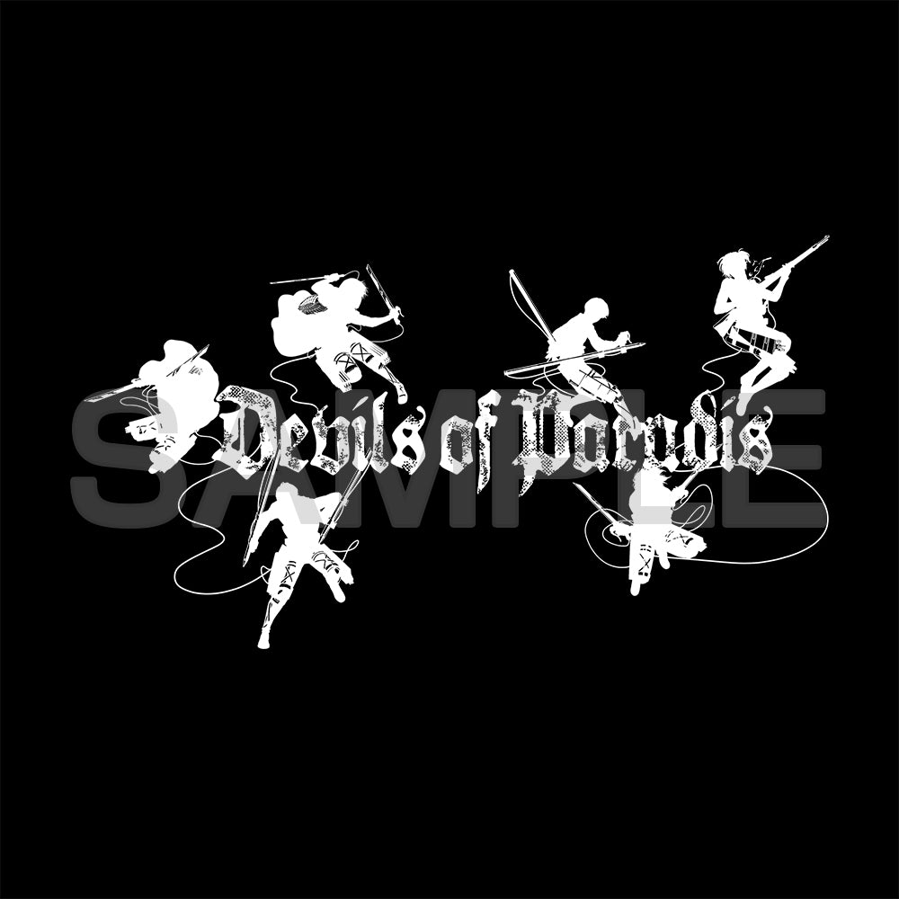 進撃の巨人 パラディ島の悪魔 Tシャツ/BLACK-S 画像 2 | AniSmile