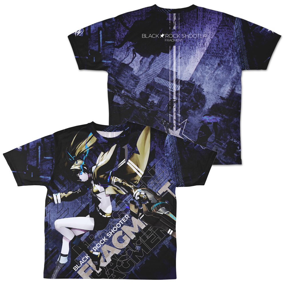 ブラック★ロックシューター FRAGMENT 両面フルグラフィックTシャツ/ - AniSmile