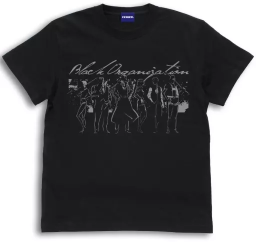 名探偵コナン 黒ずくめの組織シルエット Tシャツ/BLACK-XL - 公式商品画像 | AniSmile