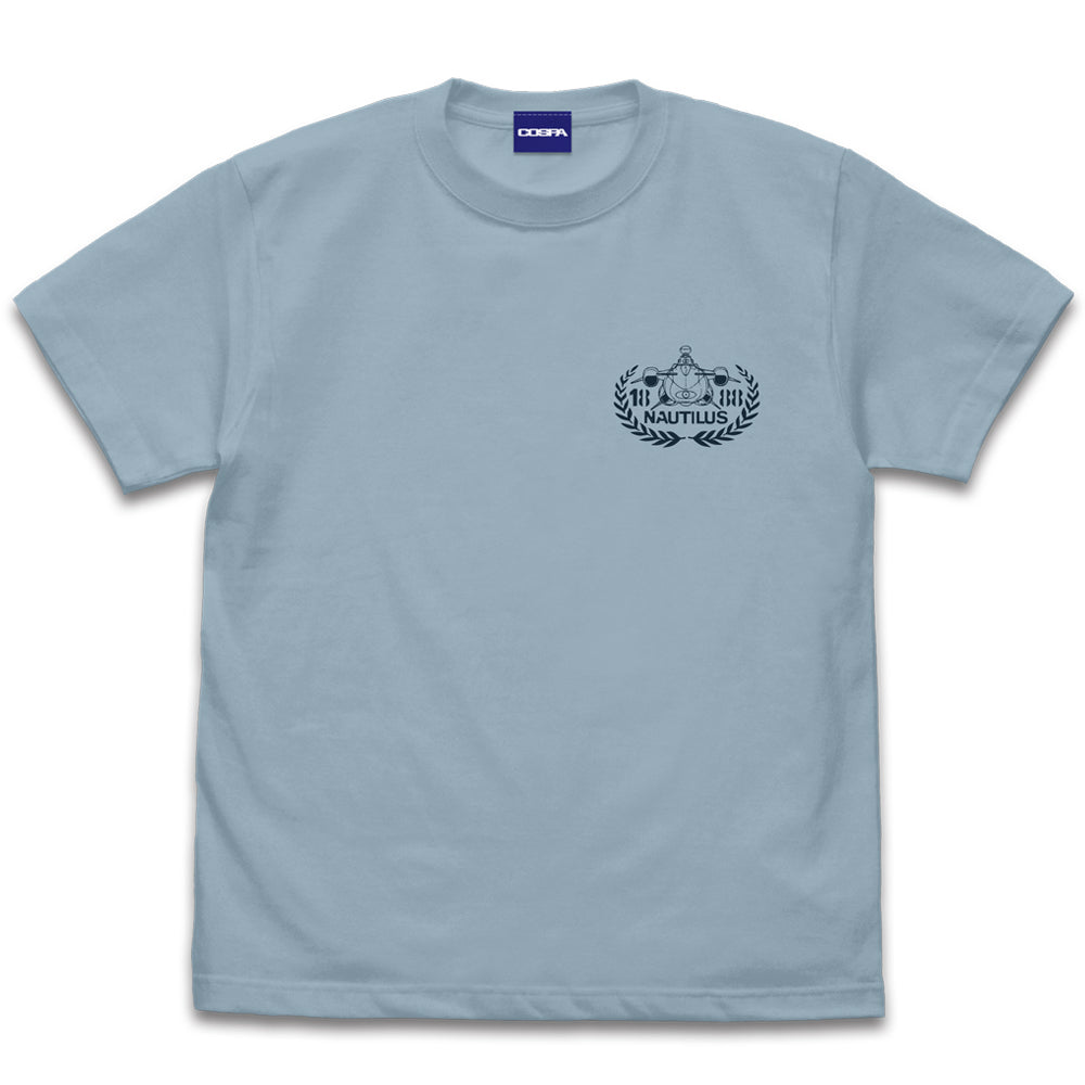 ふしぎの海のナディア ノーチラス号 Tシャツ/ACID BLUE-S 图片 2 | AniSmile