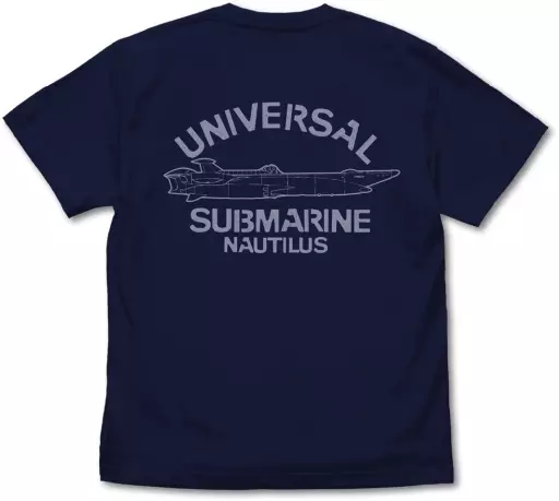 ふしぎの海のナディア ノーチラス号 Tシャツ/NAVY-M - official product image | AniSmile