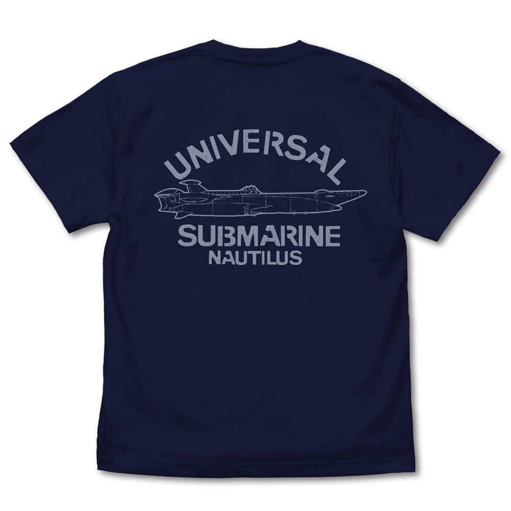 ふしぎの海のナディア ノーチラス号 Tシャツ/NAVY-S - official product image | AniSmile