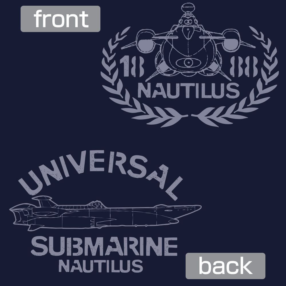 ふしぎの海のナディア ノーチラス号 Tシャツ/NAVY-S Image 3 | AniSmile