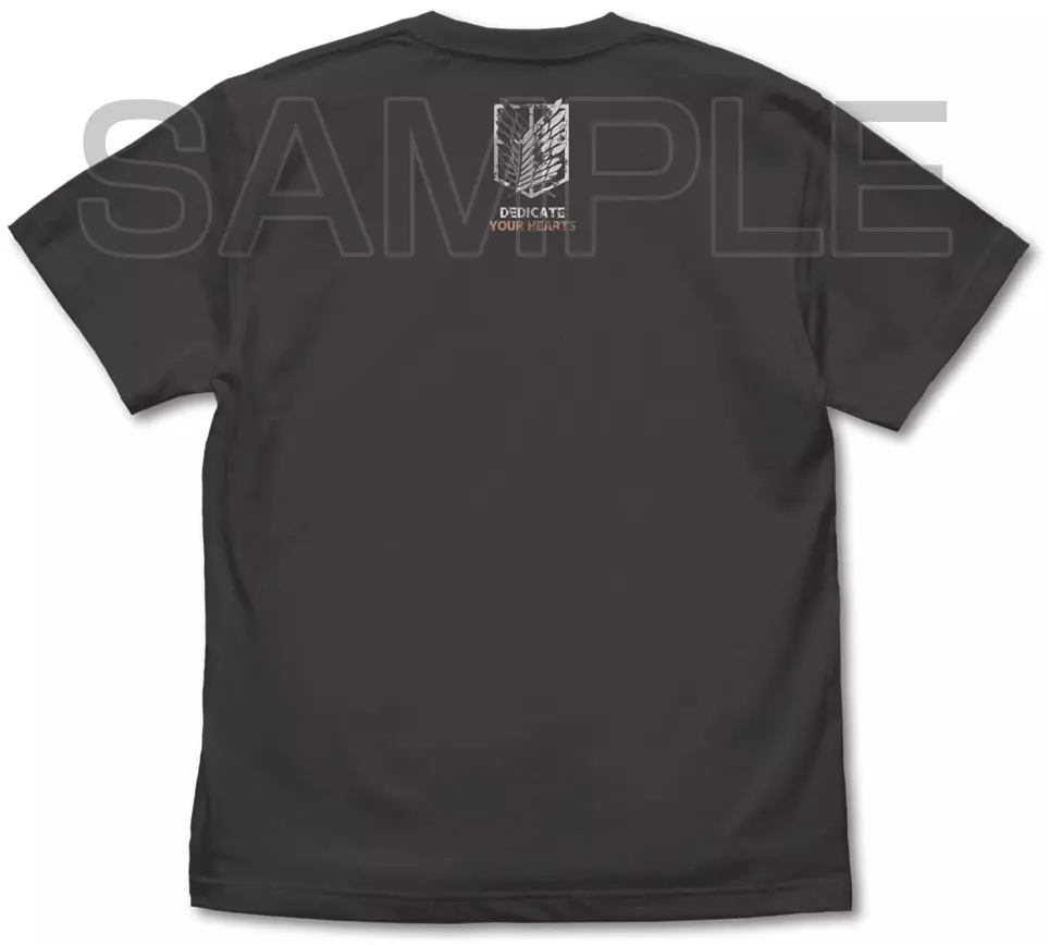 進撃の巨人 心臓を捧げよ Tシャツ/SUMI-XL 画像 2 | AniSmile
