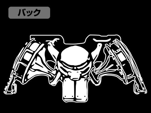進撃の巨人 調査兵団 袖リブロングスリーブTシャツ/BLACK-S 画像 4 | AniSmile