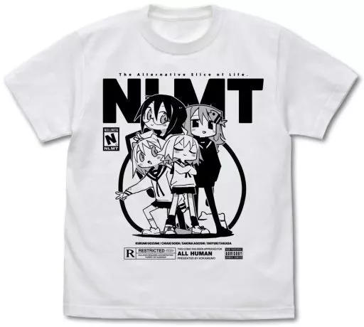ぬるめた Tシャツ/WHITE-L - official product image | AniSmile