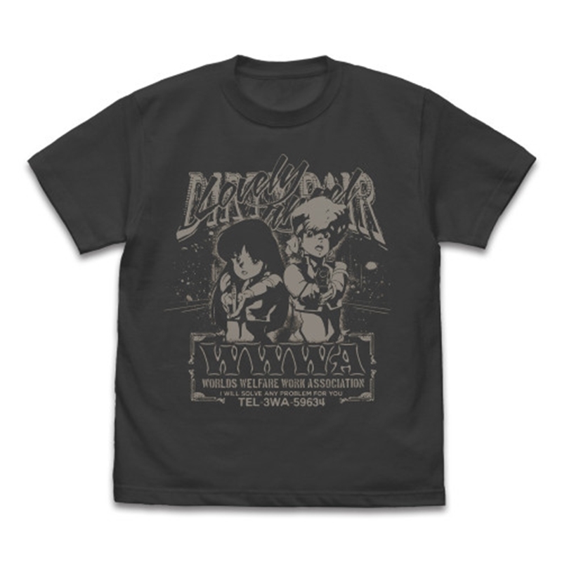 ダーティペア ヴィンテージ Tシャツ/SUMI-M - 官方商品图片 | AniSmile