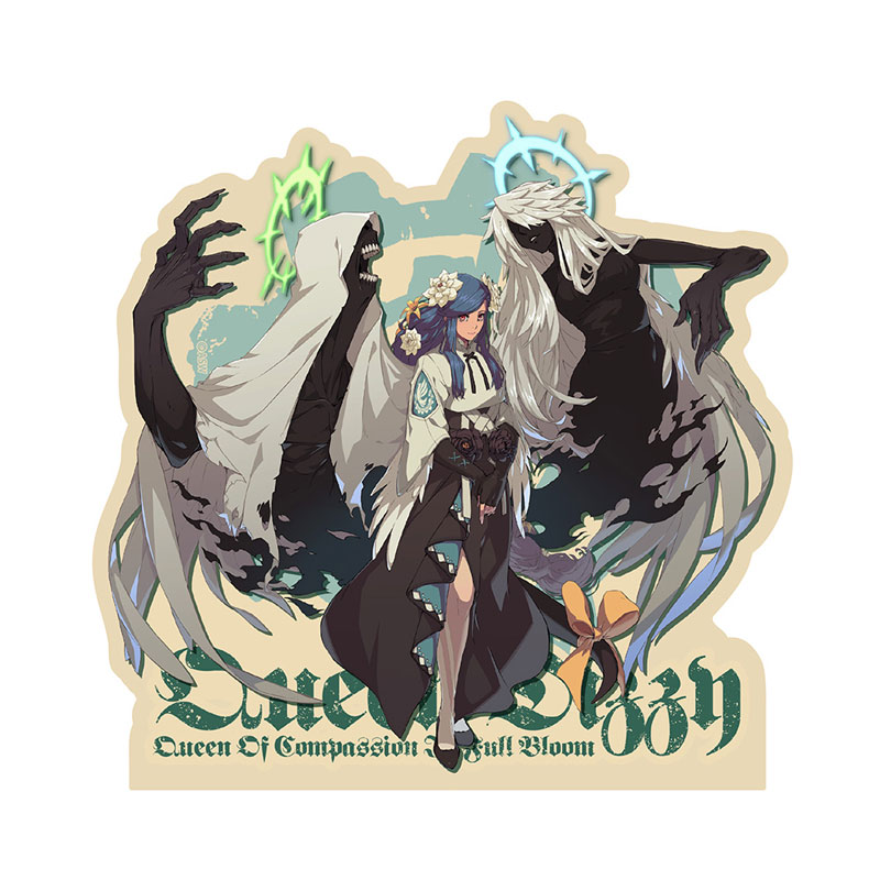 GUILTY GEAR -STRIVE- クイーン・ディズィー 屋外対応ステッカー 画像 2 | AniSmile