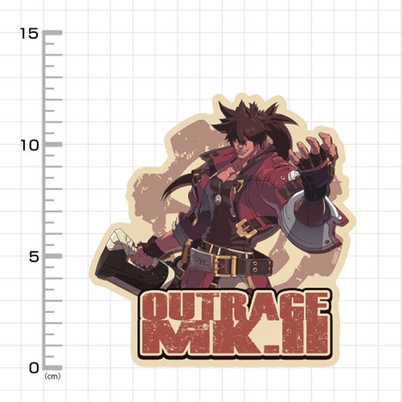 GUILTY GEAR -STRIVE- ソル=バッドガイ 屋外対応ステッカー 画像 3 | AniSmile