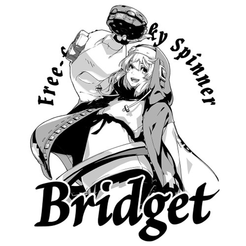 GUILTY GEAR -STRIVE- ブリジット 袖リブロングスリーブTシャツ/WHITE-S 画像 2 | AniSmile