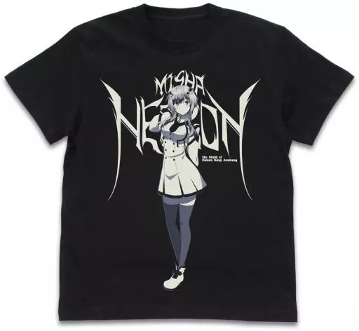 魔王学院の不適合者 ミーシャ・ネクロン Tシャツ/BLACK-XL - 公式商品画像 | AniSmile