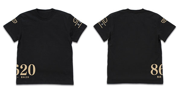 まいてつLastRun!! レイルロオド・ハチロク Tシャツ/BLACK-M - 公式商品画像 | AniSmile