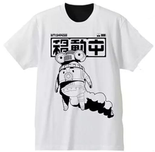 ウルトラマンZ セブンガー移動中/作業中 リバーシブルTシャツ/WHITE×BLACK-L - official product image | AniSmile
