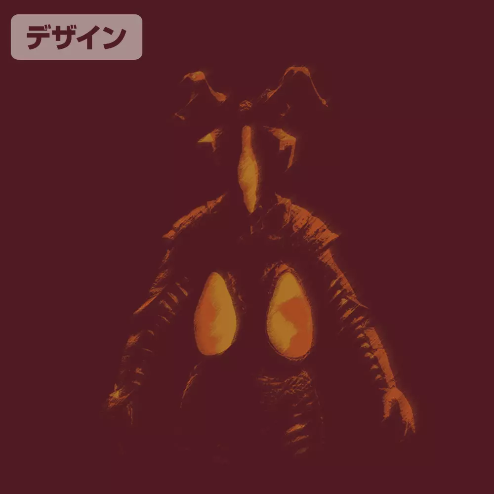 ウルトラマン ゼットン Tシャツ/BURGUNDY-M 画像 2 | AniSmile