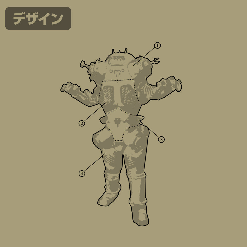 ウルトラセブン キングジョー分離図解 Tシャツ/SAND KHAKI-S 画像 2 | AniSmile
