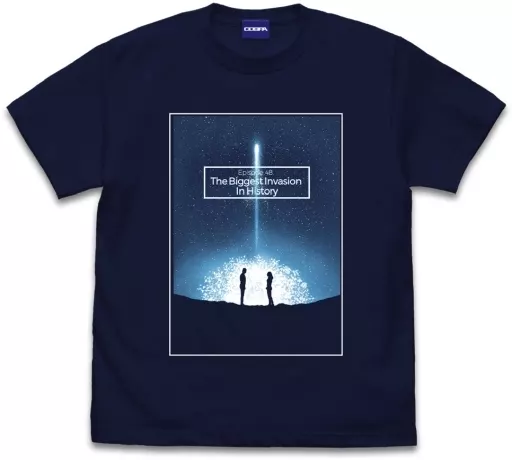 ウルトラセブンアート Tシャツ 史上最大の侵略/NAVY-M - 公式商品画像 | AniSmile