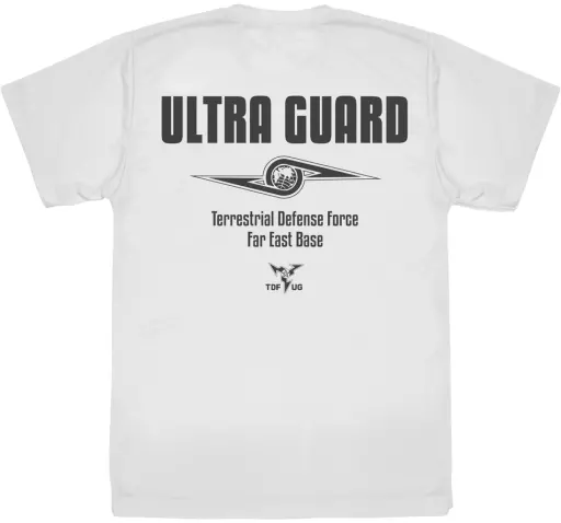 ウルトラセブン ウルトラ警備隊 ドライTシャツ/WHITE-L - 公式商品画像 | AniSmile