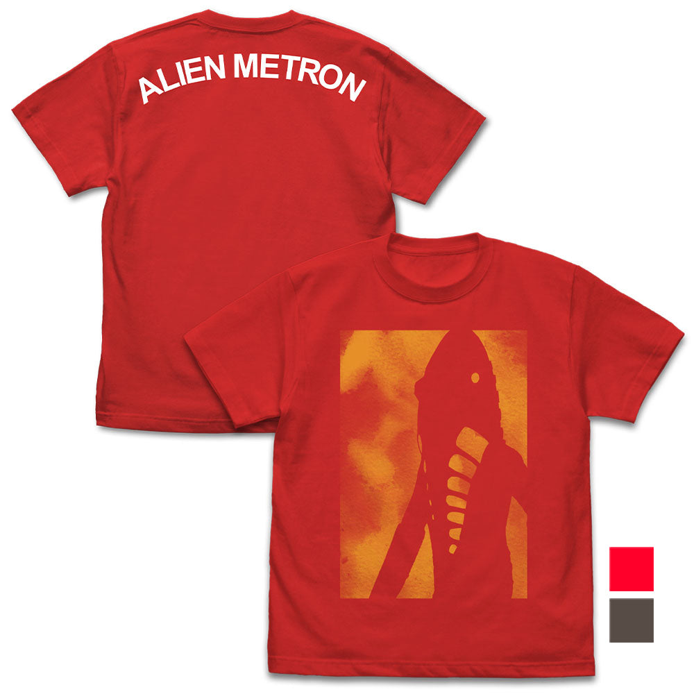 ウルトラセブン メトロン星人シルエット Tシャツ/RED-M - 公式商品画像 | AniSmile