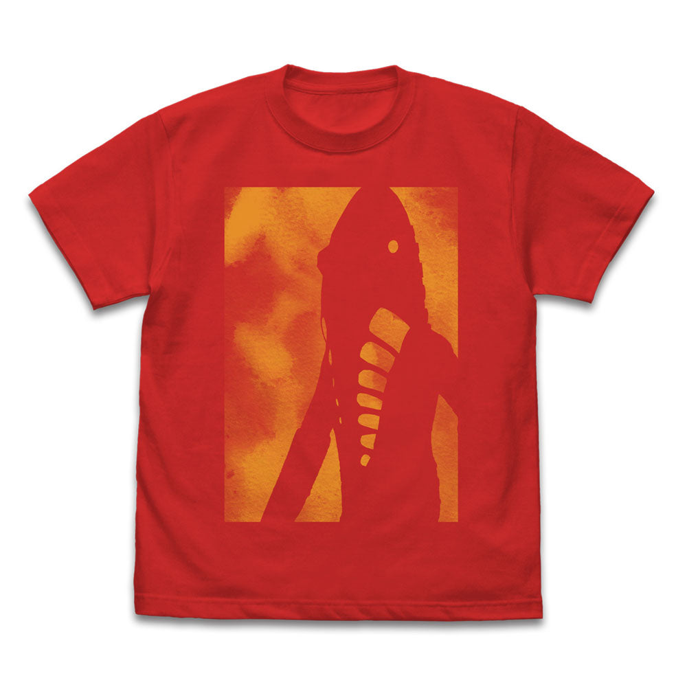 ウルトラセブン メトロン星人シルエット Tシャツ/RED-M 画像 2 | AniSmile