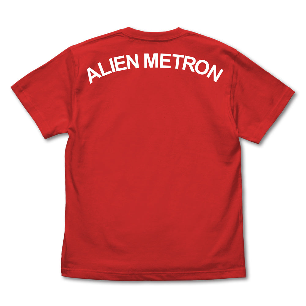 ウルトラセブン メトロン星人シルエット Tシャツ/RED-M 画像 3 | AniSmile