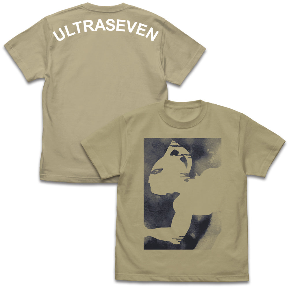 ウルトラセブンシルエット Tシャツ/SAND KHAKI-S - 公式商品画像 | AniSmile
