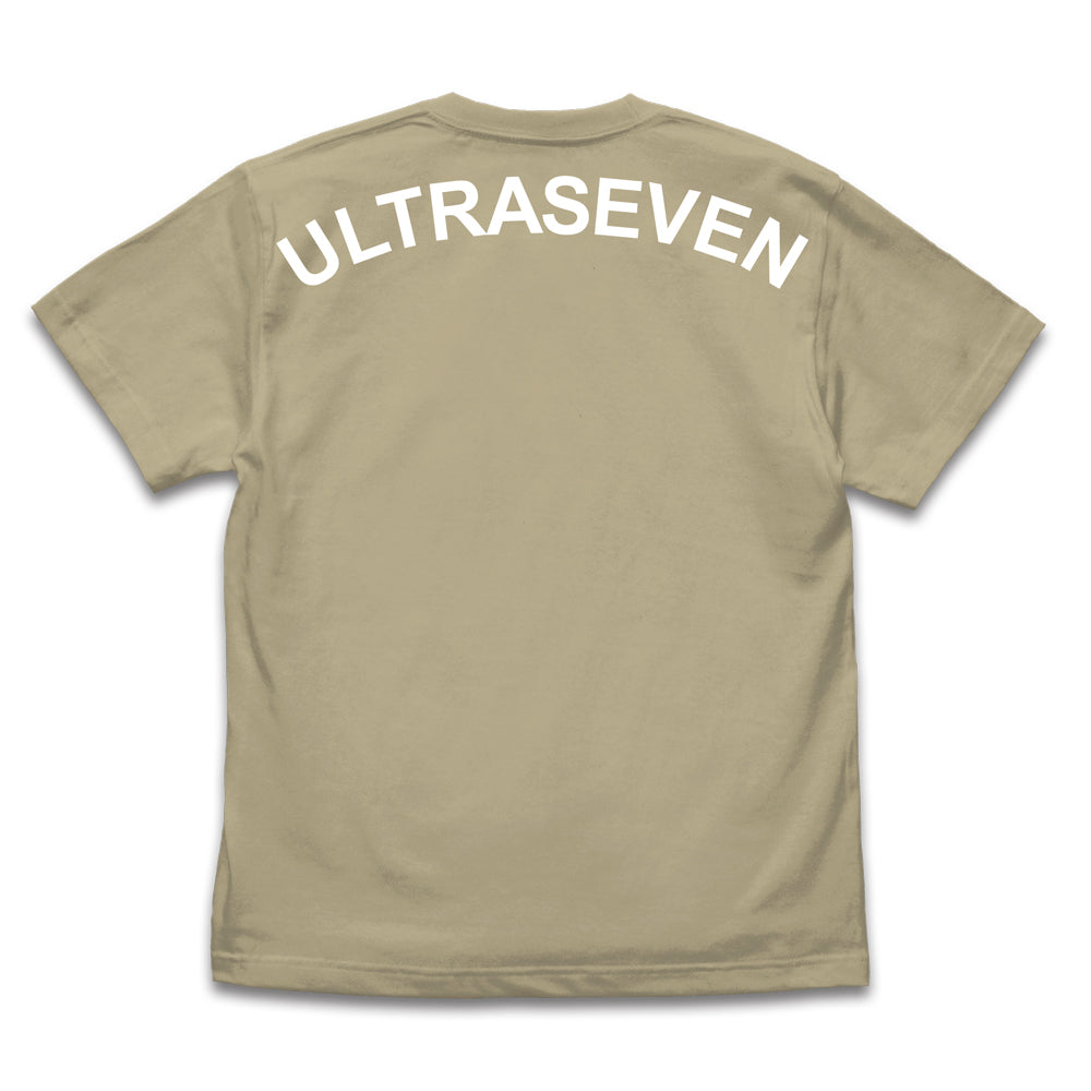 ウルトラセブンシルエット Tシャツ/SAND KHAKI-S 画像 3 | AniSmile