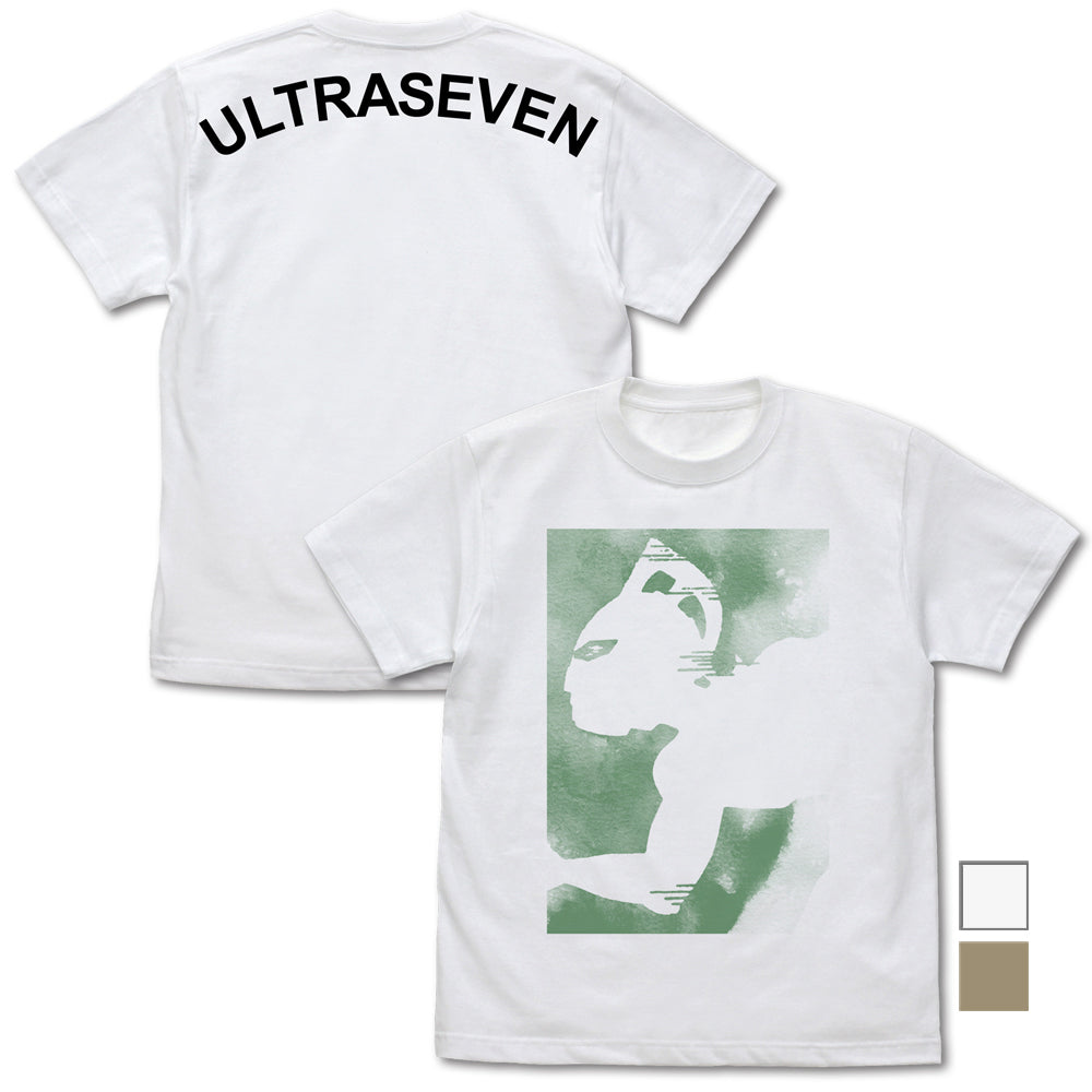 ウルトラセブンシルエット Tシャツ/WHITE-S 画像 2 | AniSmile