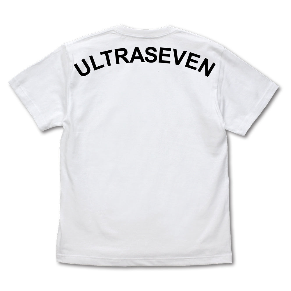 ウルトラセブンシルエット Tシャツ/WHITE-S 画像 3 | AniSmile