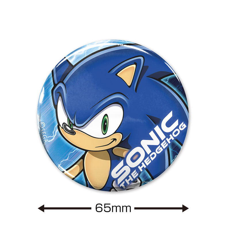 音速のハリネズミ ソニック 65mm缶バッジ 画像 2 | AniSmile
